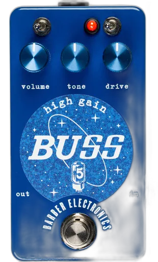 Electronics Five Watt World BUSS High-Gain Drive Pedal in Blue