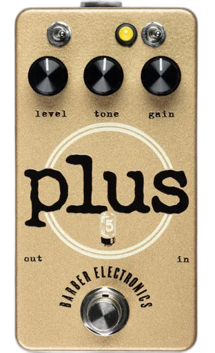 Electronics Five Watt World PLUS Boost Overdrive Pedal in Gold