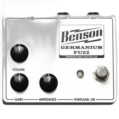 Amps Temperature-Controlled Germanium Fuzz Pedal in Solar White