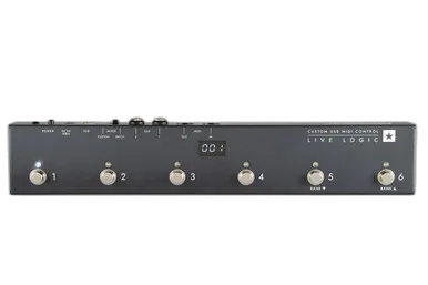 Live Logic 6-Button Midi Foot Controller