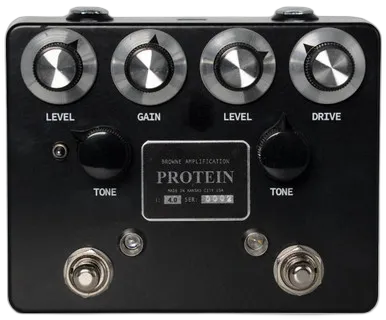 Amplification The Protein V4 Dual Overdrive Pedal in Black