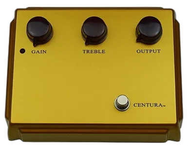 Centura Overdrive Pedal in Matte Gold Finish