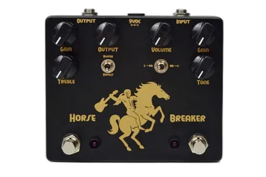 Horse Breaker Overdrive Pedal in Black