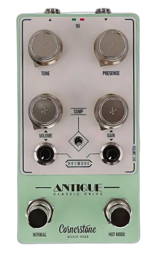 Antique V3 Overdrive Pedal in Surf Green