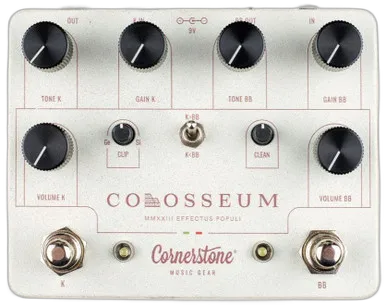 Colosseum Dual Overdrive Pedal - Blues Breaker and Klon Style