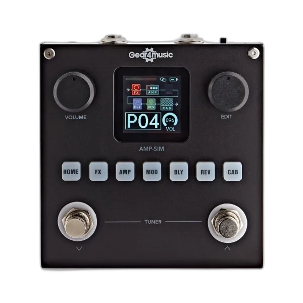 Guitar Amp Simulator & Multi Effects Pedal by Gear4music