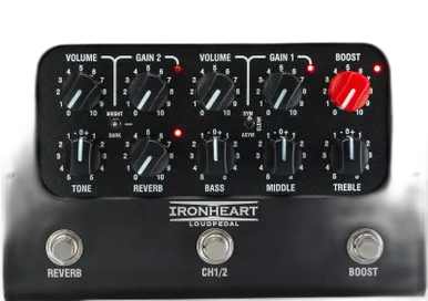 Black Country Customs - IRONHEART LOUDPEDAL - Boutique Guitar Amplifier Pedal - 60W - Martin Miller