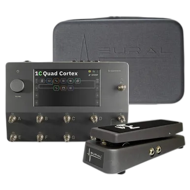 DSP Quad Cortex Pedal with Mission Engineering Exp Pedal and GigBag