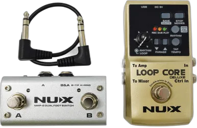 Core Deluxe Bundle Looper Pedal and NMP-2 Dual Footswitch
