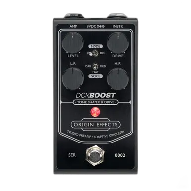 Effects DCX BOOST Studio Preamp Pedal - Black Edition
