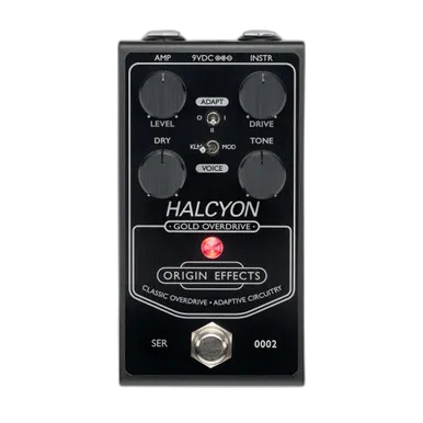 Effects Halcyon Gold Overdrive Pedal - Black Edition