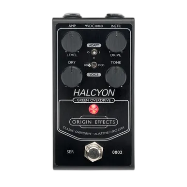 Effects Halcyon Green Overdrive Pedal - Black Edition