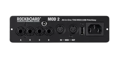MOD 2 Black - All-in-one Patchbay - TS/TRS, MIDI & USB