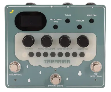 Hand Banana Effects Tararira Arpeggiator V2 Pitch Shift Sequencer Pedal 1120