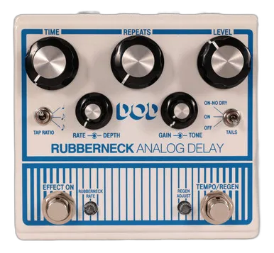 Hand DOD Electronics Rubberneck Analogue Delay Pedal 724
