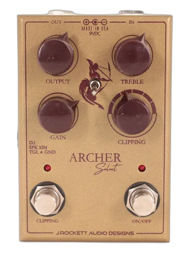 Hand J Rockett Archer Select Overdrive Pedal 782