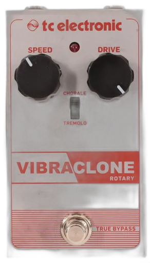 Hand TC Electronic Vibraclone Rotary Pedal 788