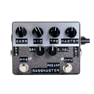 Music Bass Master Pre-Amp Pedal in Grey Hammertone