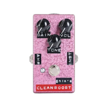 Music Clean Boost Pedal in Vintage Raspberry