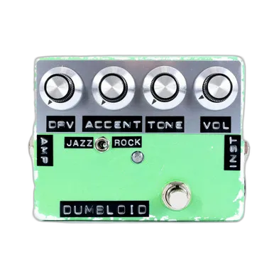 Music Dumbloid Special Overdrive Pedal in Green Scratch