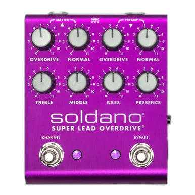 SLO Super Lead Plus Overdrive Pedal in Purple