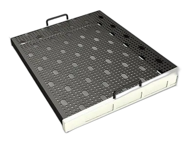 Audio Templeboard TRIO 16.5x21in Pedalboard in Vintage White