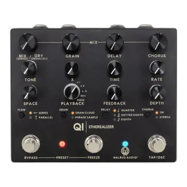 Audio Qi Etherealizer Yvette Young Signature Ambient Pedal in Black