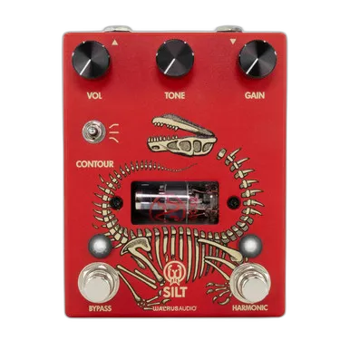 Audio SILT Harmonic Tube Fuzz Pedal in Red